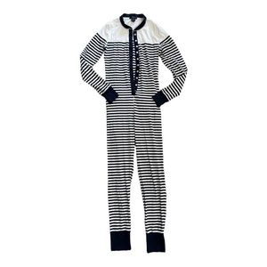 J.Crew Striped Union Suit in Dreamy Cotton
